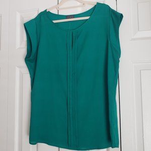 The Limited Green Muscle Sleeve Blouse XL